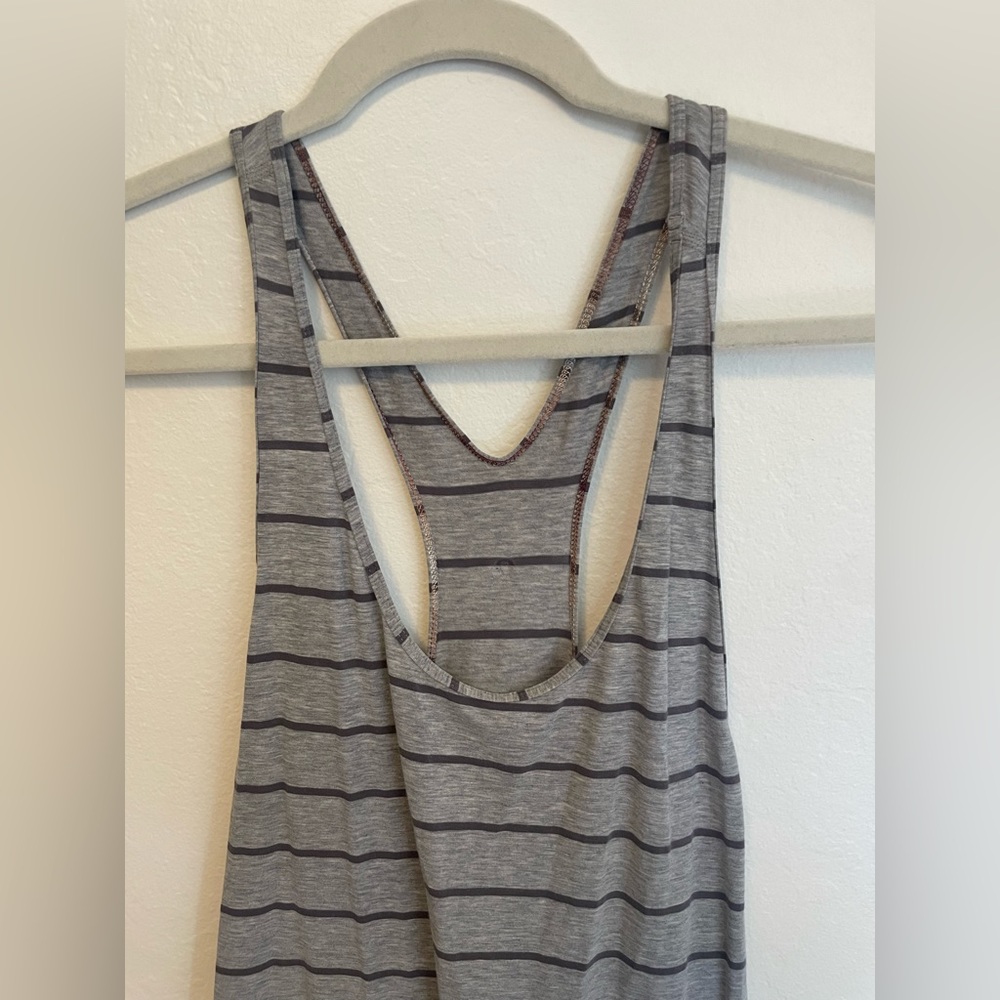 Lululemon Om Racerback Cayman Striped Grey - Picture 5 of 8